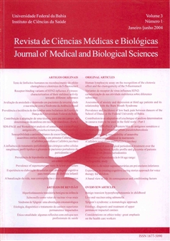 					View Vol. 3 No. 1 (2004): Revista de Ciências Médicas e Biológicas
				