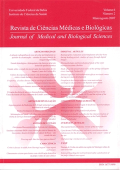 					View Vol. 6 No. 2 (2007): Revista de Ciências Médicas e Biológicas
				