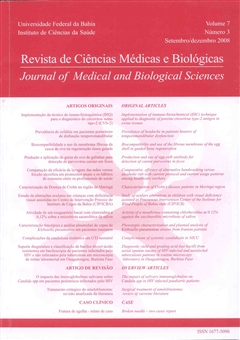 					Ver Vol. 7 Núm. 3 (2008): Revista de Ciências Médicas e Biológicas
				