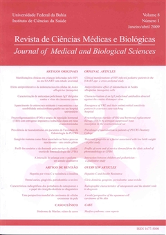 					Visualizar v. 8 n. 1 (2009): Revista de Ciências Médicas e Biológicas
				