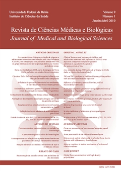 					Visualizar v. 9 n. 1 (2010): Revista de Ciências Médicas e Biológicas
				