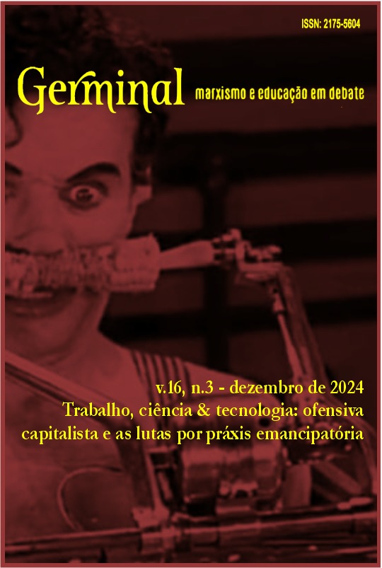 					Visualizar v. 16 n. 3 (2024): Trabalho, ciência & tecnologia: ofensiva capitalista e as lutas por práxis emancipatória
				